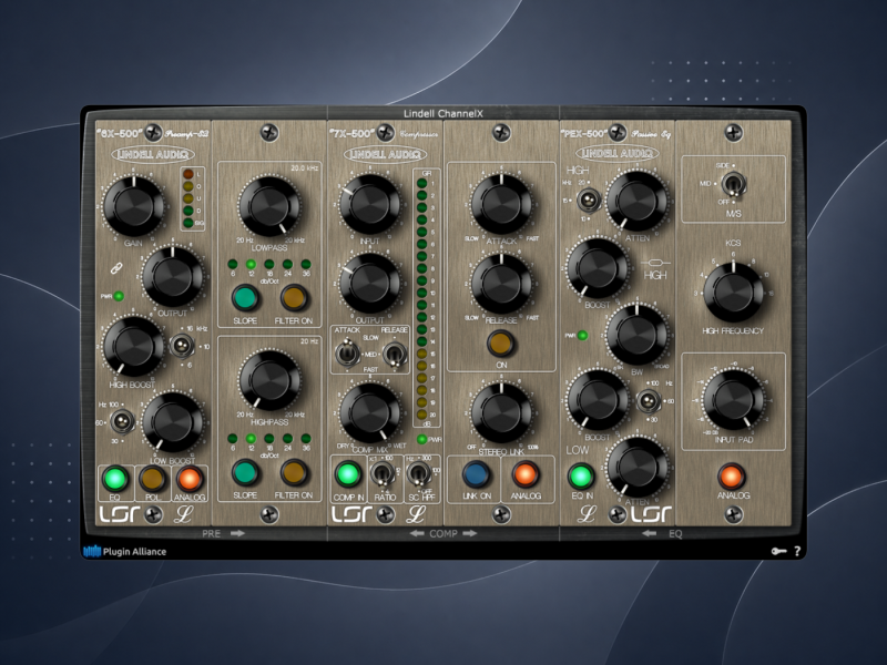 Plugin Alliance Lindell ChannelX拾音资源网 - 调音师VST插件 | 效果包 | 混音资源免费下载VST15