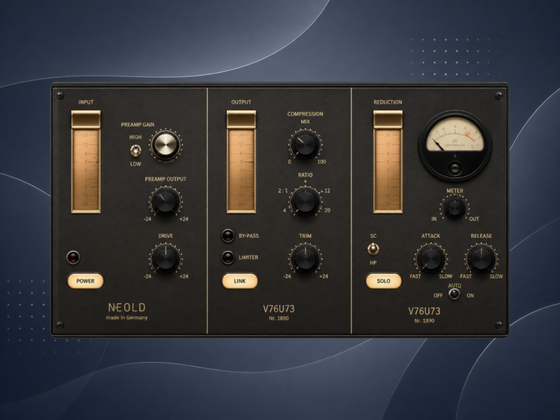 Plugin Alliance NEOLD V76U73拾音资源网 - 调音师VST插件 | 效果包 | 混音资源免费下载VST15
