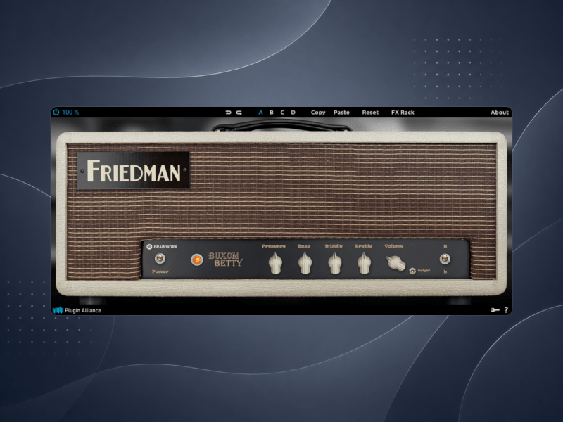 Plugin Alliance Friedman Buxom Betty拾音资源网 - 调音师VST插件 | 效果包 | 混音资源免费下载VST15