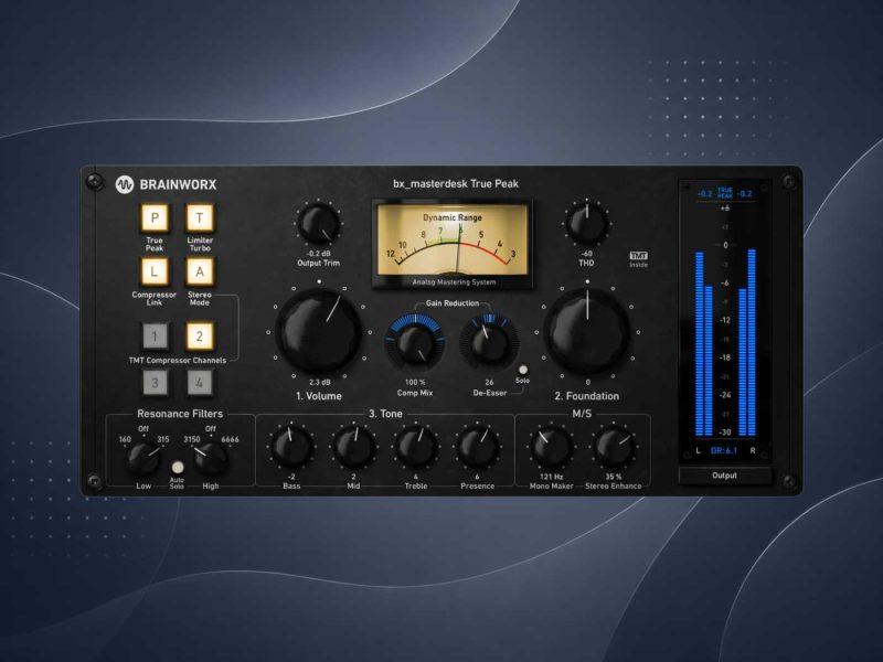 Plugin Alliance bx_masterdesk True Peak拾音资源网 - 调音师VST插件 | 效果包 | 混音资源免费下载VST15