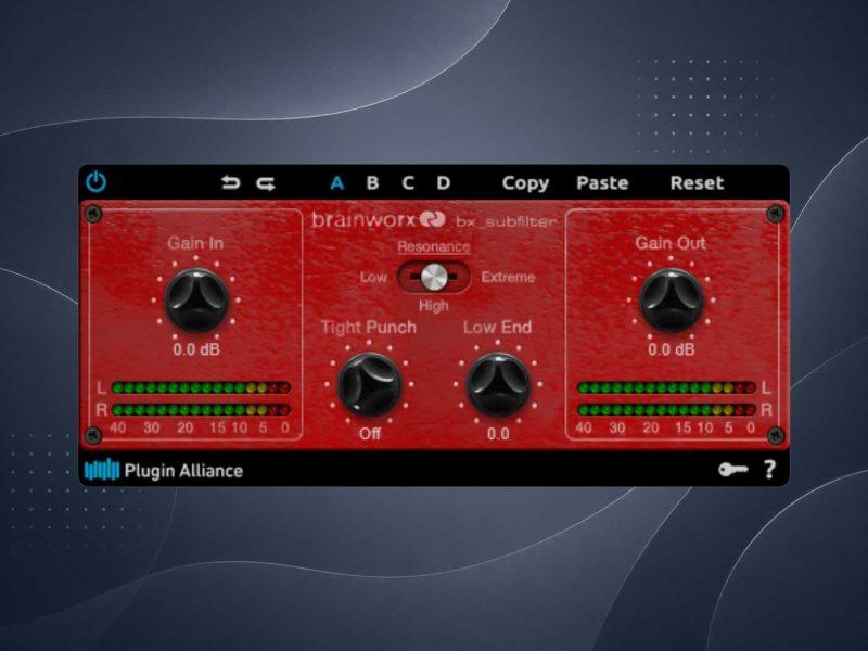 Plugin Alliance bx_subfilter拾音资源网 - 调音师VST插件 | 效果包 | 混音资源免费下载VST15