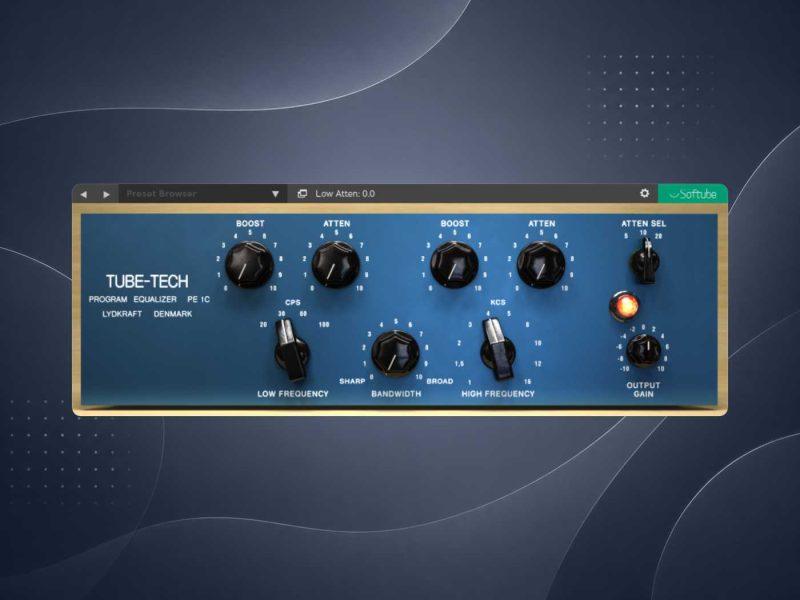Softube Tube-Tech PE 1C拾音资源网 - 调音师VST插件 | 效果包 | 混音资源免费下载VST15