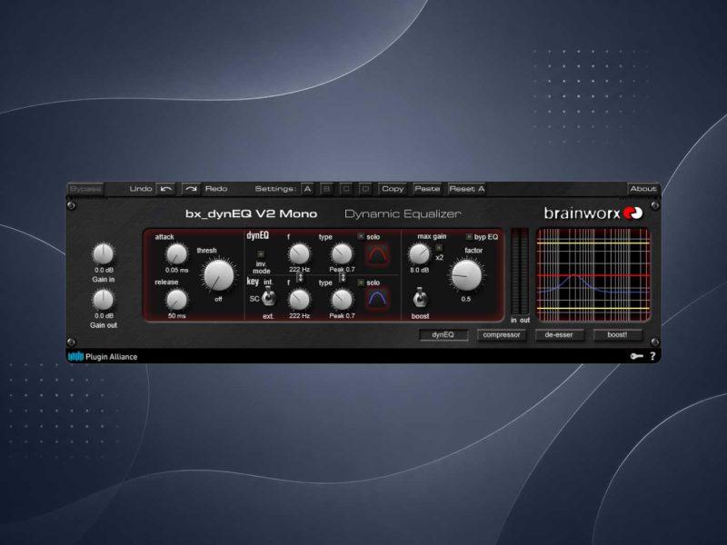 Plugin Alliance bx_dynEQ V2 mono拾音资源网 - 调音师VST插件 | 效果包 | 混音资源免费下载VST15