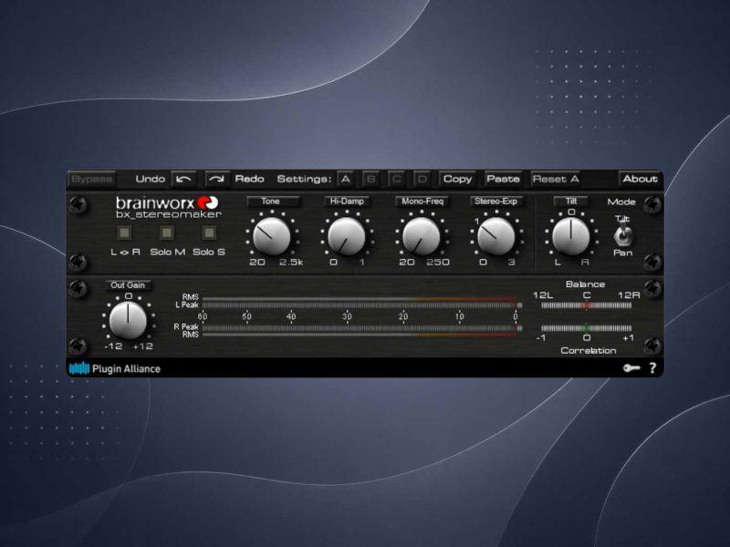 Plugin Alliance bx_stereomaker拾音资源网 - 调音师VST插件 | 效果包 | 混音资源免费下载VST15