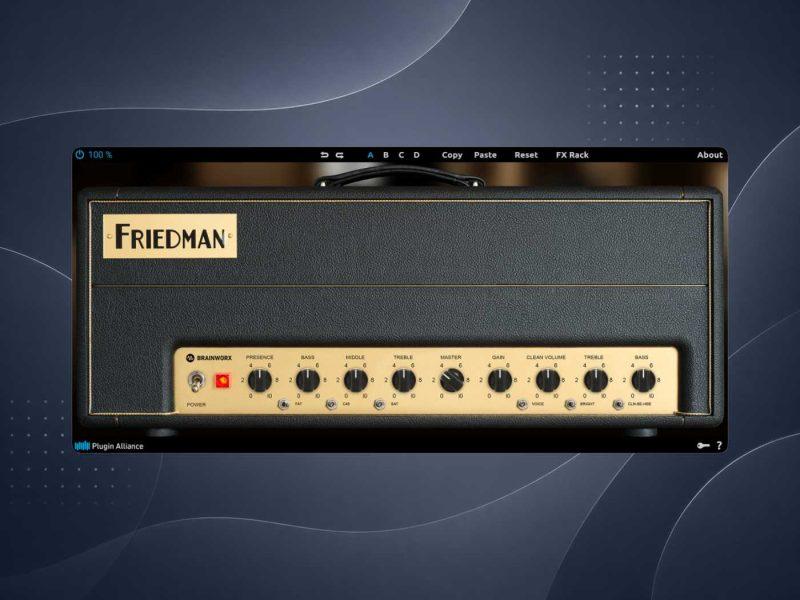 Plugin Alliance Friedman BE100拾音资源网 - 调音师VST插件 | 效果包 | 混音资源免费下载VST15