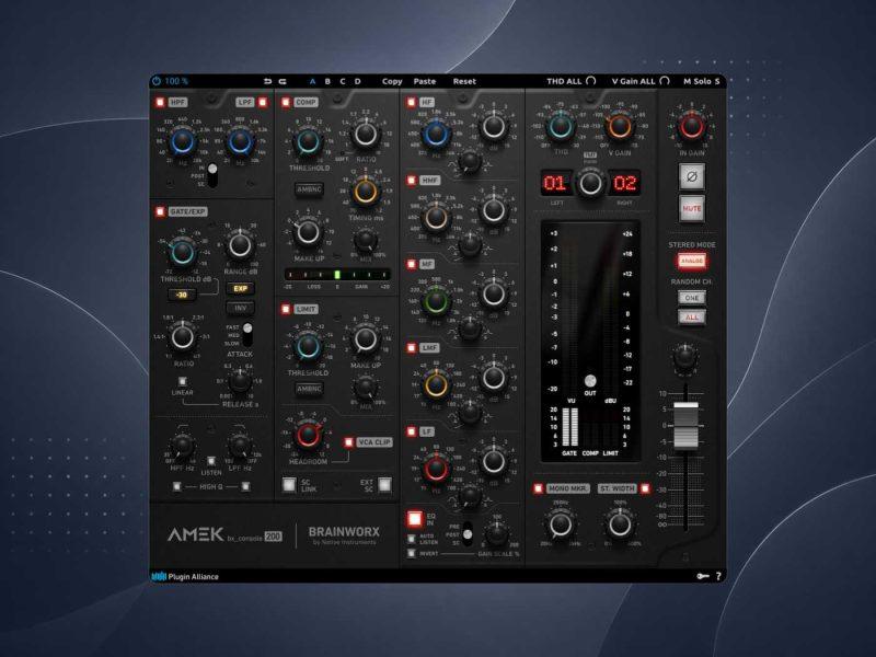 Plugin Alliance bx_console AMEK 200拾音资源网 - 调音师VST插件 | 效果包 | 混音资源免费下载VST15