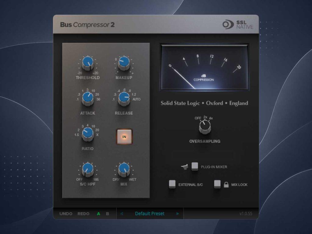 Solid State Logic SSL Native Bus Compressor 2拾音资源网 - 调音师VST插件 | 效果包 | 混音资源免费下载VST15
