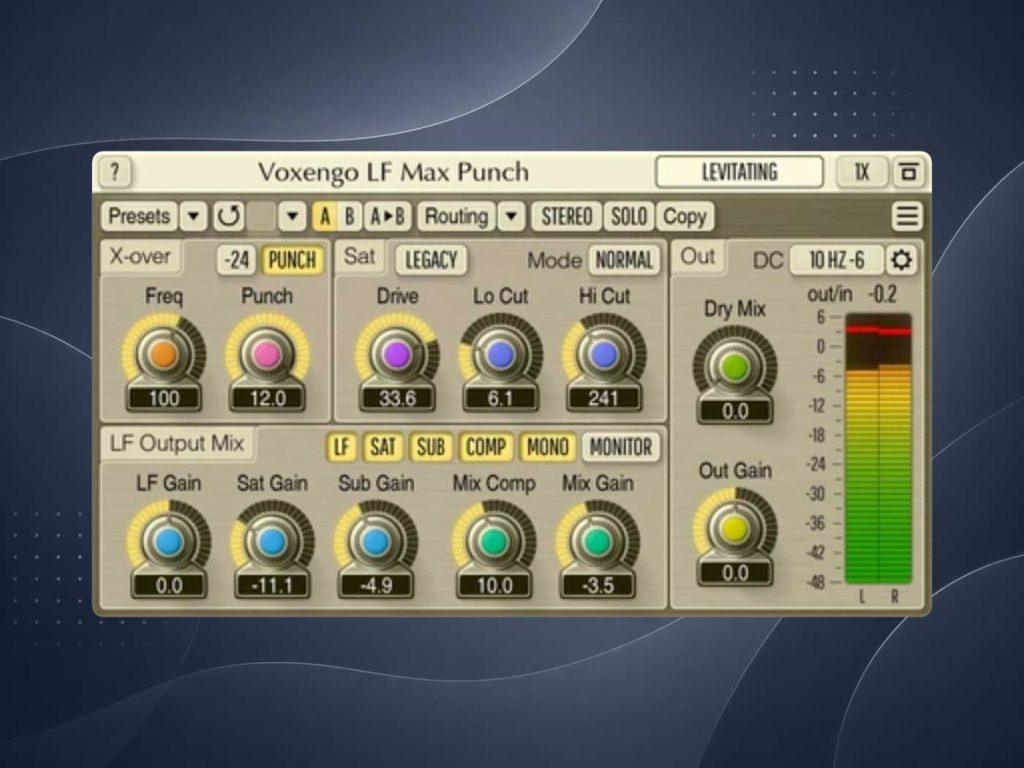 Voxengo LF Max Punch拾音资源网 - 调音师VST插件 | 效果包 | 混音资源免费下载VST15