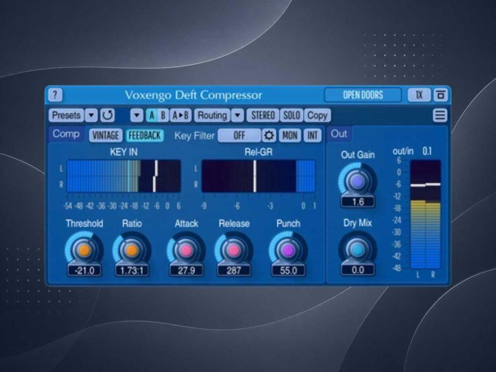 Voxengo Deft Compressor拾音资源网 - 调音师VST插件 | 效果包 | 混音资源免费下载VST15