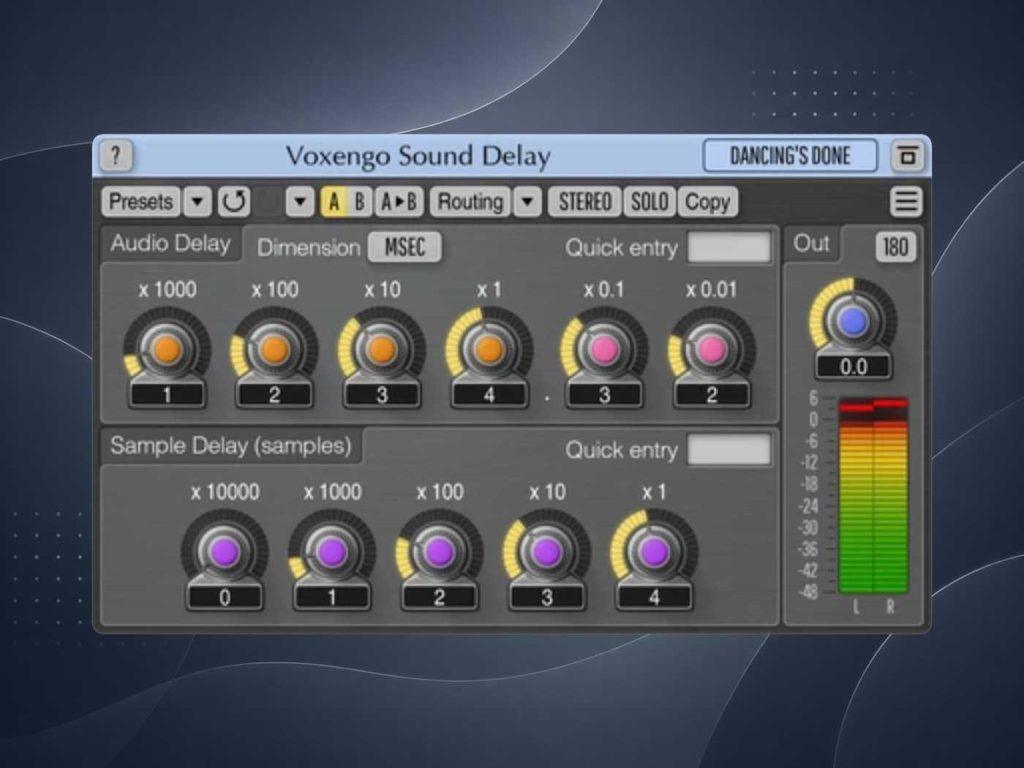 Voxengo Sound Delay拾音资源网 - 调音师VST插件 | 效果包 | 混音资源免费下载VST15