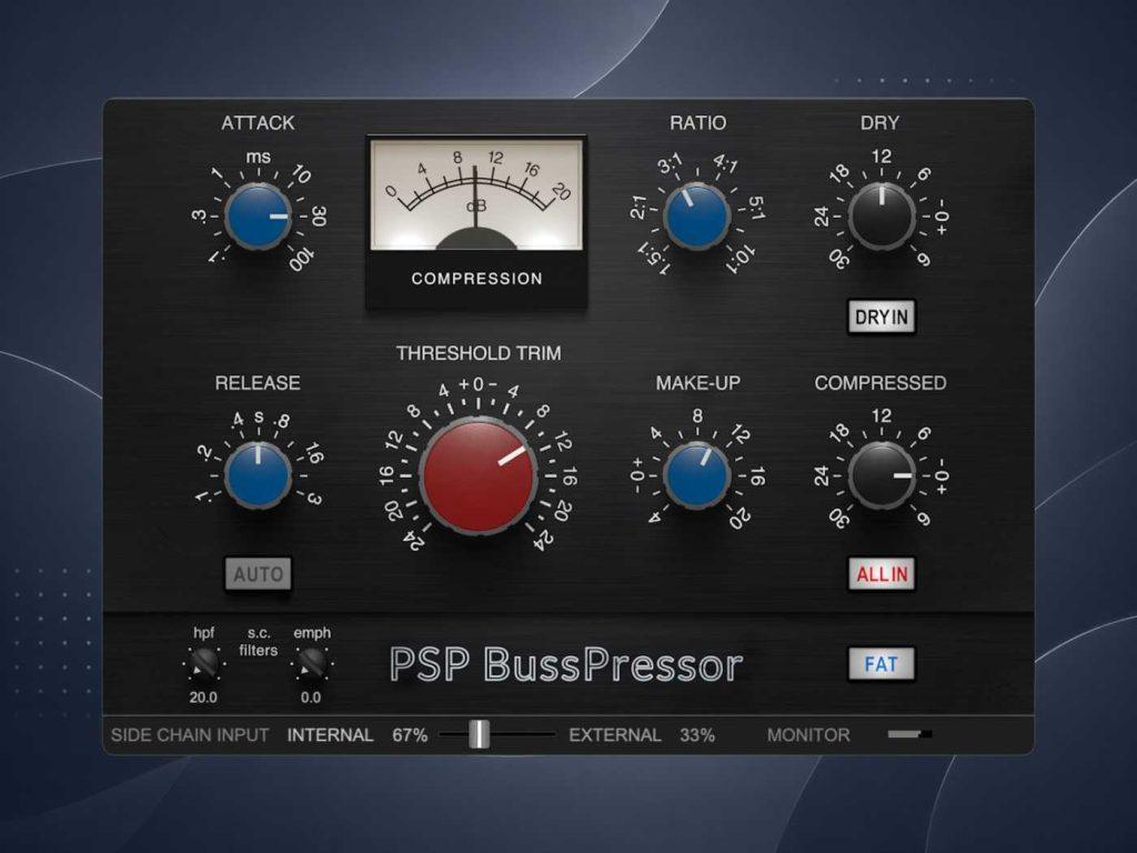 PSP Audioware PSP BussPressor拾音资源网 - 调音师VST插件 | 效果包 | 混音资源免费下载VST15