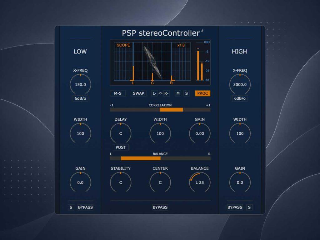 PSP Audioware PSP stereoController2拾音资源网 - 调音师VST插件 | 效果包 | 混音资源免费下载VST15