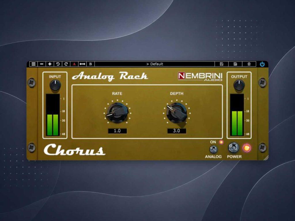 Nembrini Audio Analog Rack Chorus拾音资源网 - 调音师VST插件 | 效果包 | 混音资源免费下载VST15