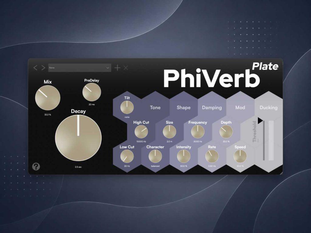Orpheus Effects PhiVerb Plate拾音资源网 - 调音师VST插件 | 效果包 | 混音资源免费下载VST15