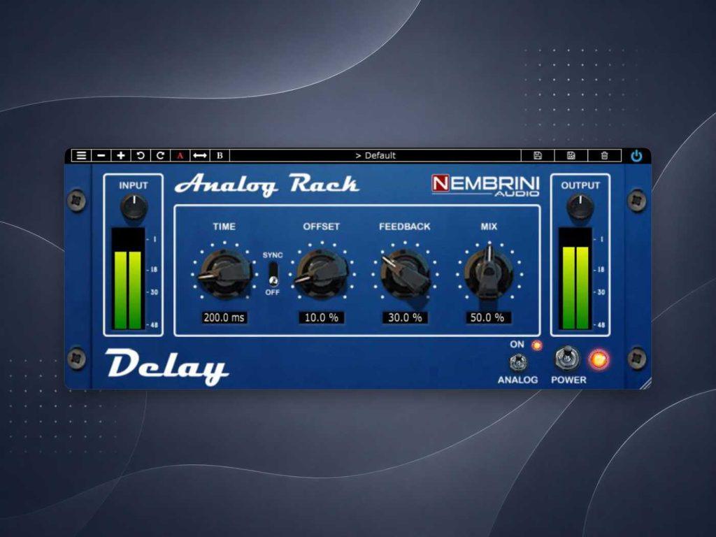 Nembrini Audio Analog Rack Delay拾音资源网 - 调音师VST插件 | 效果包 | 混音资源免费下载VST15