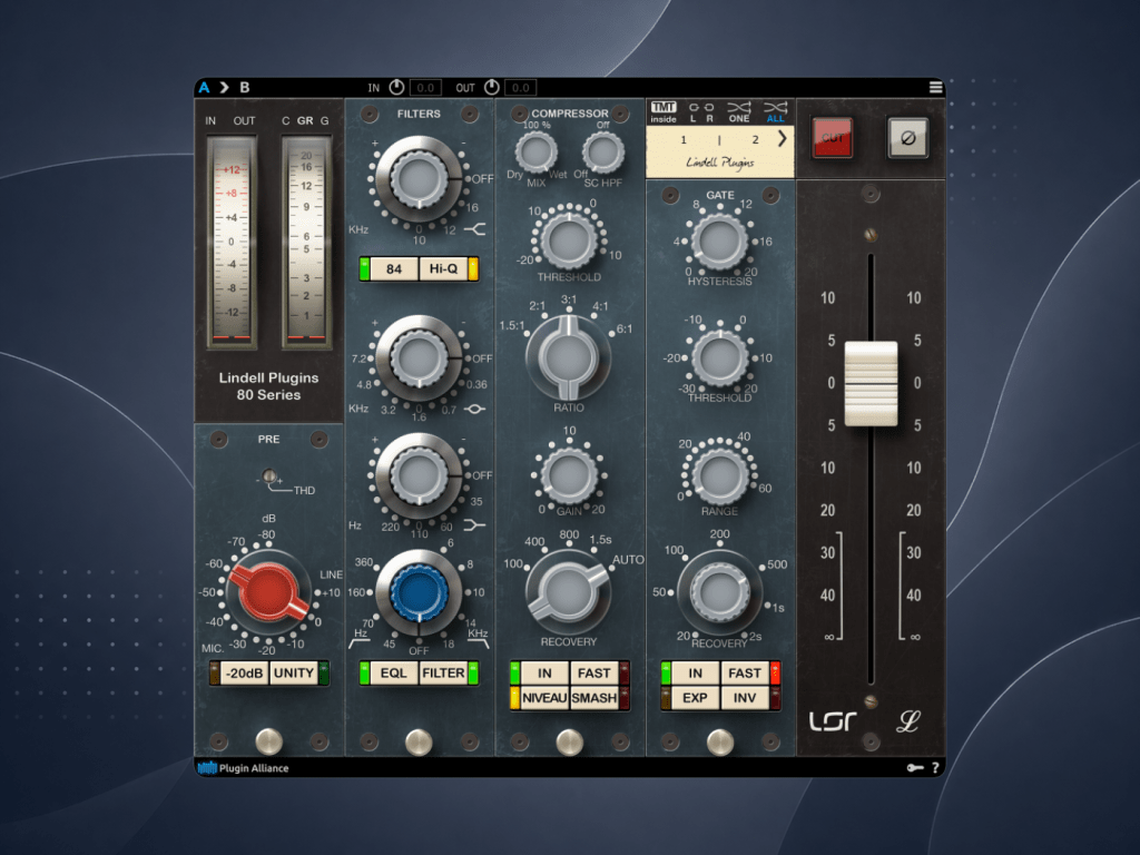 Plugin Alliance Lindell 80 Channel拾音资源网 - 调音师VST插件 | 效果包 | 混音资源免费下载VST15