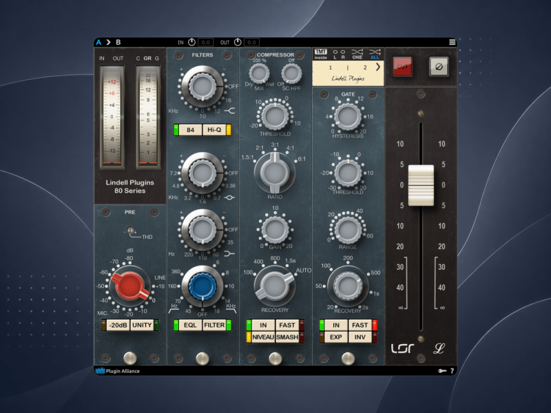 Plugin Alliance Lindell 80 Channel拾音资源网 - 调音师VST插件 | 效果包 | 混音资源免费下载VST15